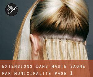 Extensions dans Haute-Saône par municipalité - page 1